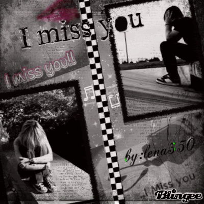 i miss you! u-u Pictures, Images and Photos