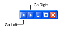 Left Right SplitView Buttons