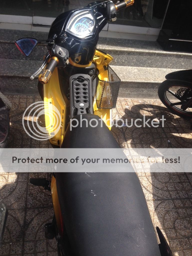 Cần bán nhanh exciter 2 càng đời 2010 màu vàng đen - 5