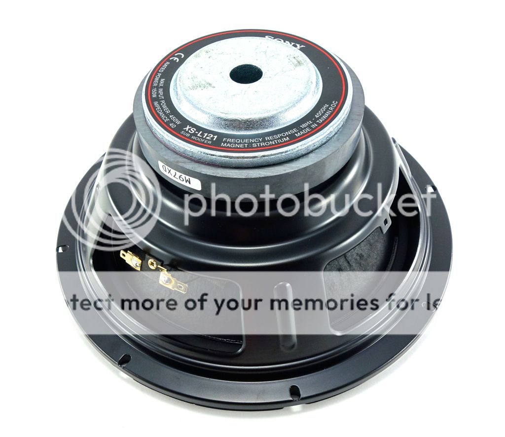 SONY XSL121 12" SQ SUBWOOFERS BRAND NEW RARE OLD SCHOOL SOUND