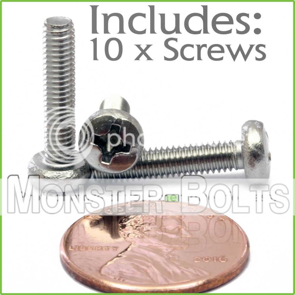 M3 x 16mm Titanium Alloy Screws qty 4
