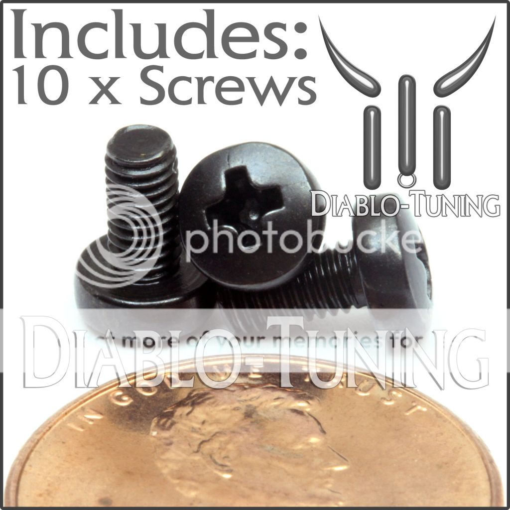 Steel w// Black Oxide DIN 7985 A M2 x 10mm Phillips Pan Head Machine Screws
