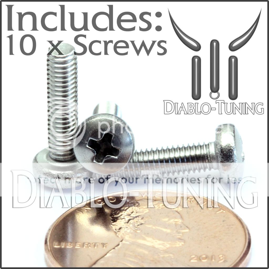 Qty 10 Stainless Steel Phillips pan head Machine Screws M3 3mm x 0.50 x 10mm