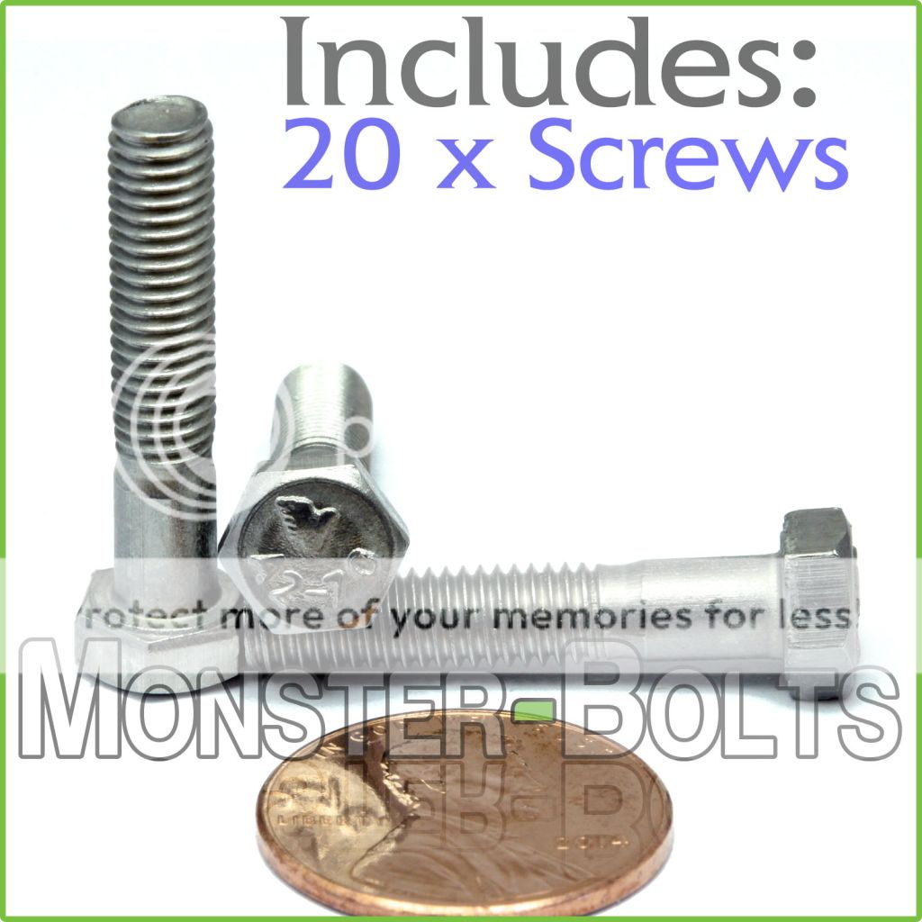 Qty 20 Stainless Steel A2-70 M6-1.0 x 30mm DIN 931 HEX CAP BOLT // Screw