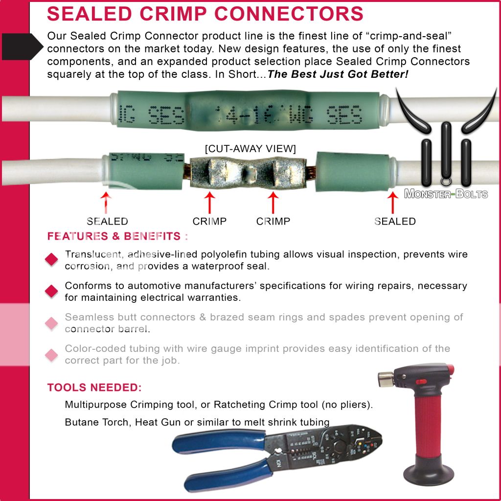  KrimpaSeal KS5-16 KS5-14 KS5-10 Sealed Crimp Connector SES NSPA